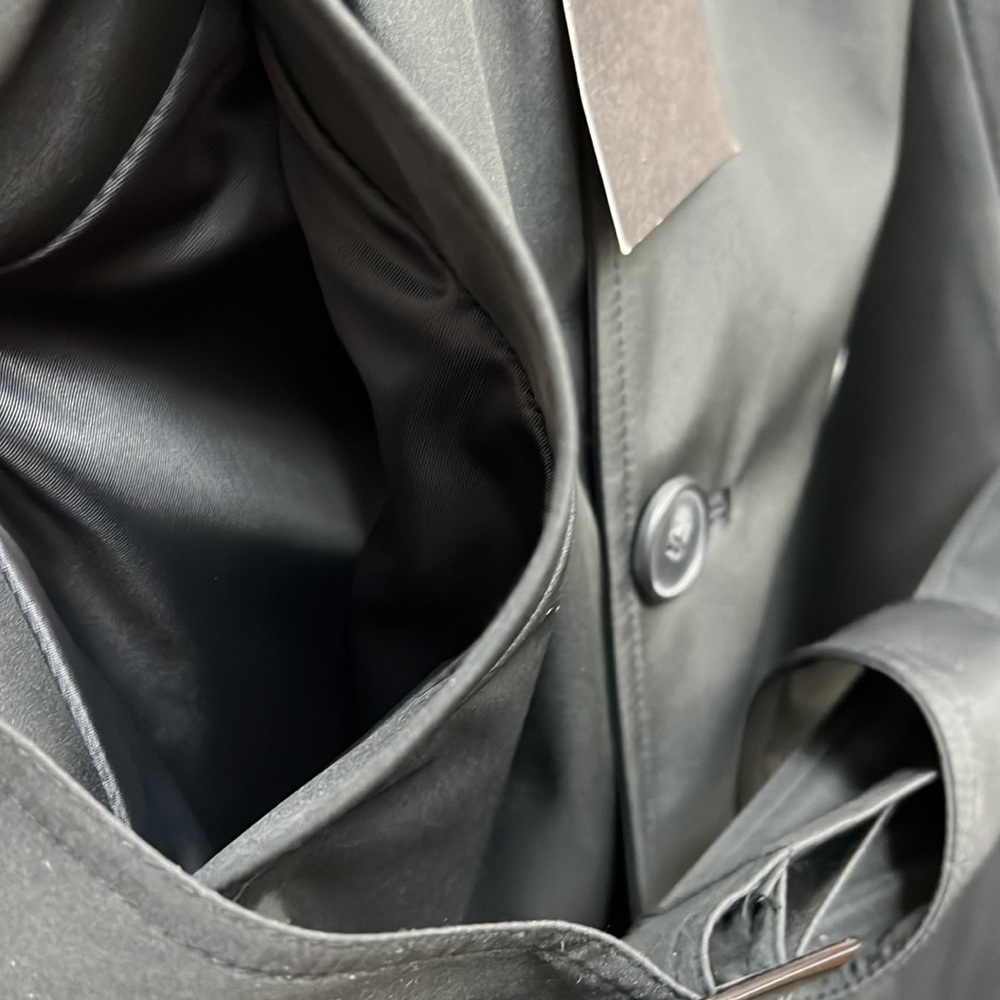 NWT,Claiborne men’s rain coat black zip out lining - Picture 14 of 17